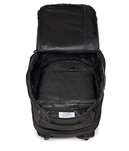 JanSport Venture Pack – Travel Pack With Large Main Compartment with Compression Straps, Dual Water Bottle Pockets, Padded Hip Belt & Luggage Trolley Pass-Through, Black