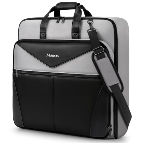 Mancro Garment Bags for Travel Fits 5 Suits, Wrinkle Free Suit Bag Travel