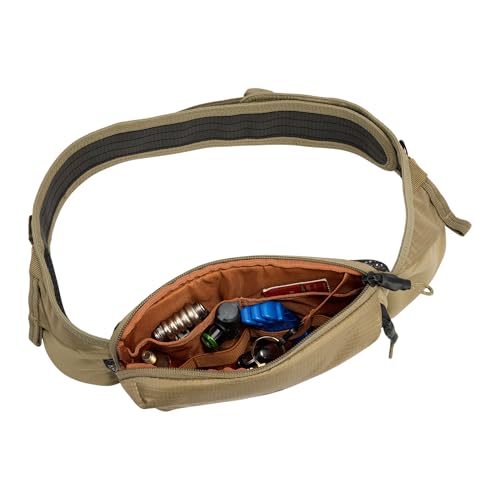 Thule Rail Hip Pack 0L - Soft Zippered Phone Pocket - External Elastic Pockets - Interior Pockets for Keys, Tools and Small Items - Reflective Details and taillight Loop