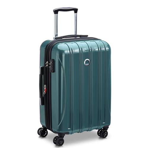 DELSEY PARIS Helium Aero Hardside Expandable Luggage with Spinner Wheels, Metallic Green, 2-Piece Set (21/28)