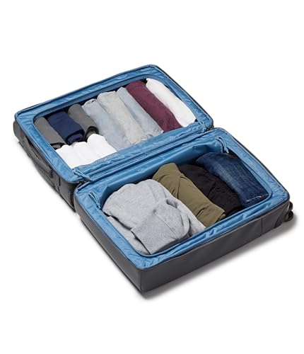 JanSport Good Latitude Carry On Spinner Suitcase - 42L Water Resistant Travel Luggage with 16 Inch Laptop Sleeve - Durable Lightweight Rolling Hardside Softside Carry-on Bag, Smokey Grit