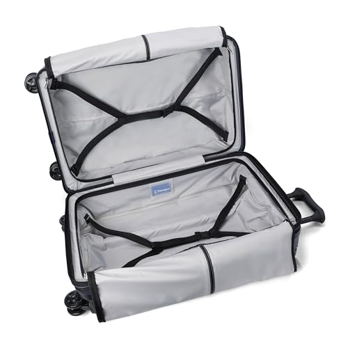 Travelpro Platinum Elite Hardside Expandable Spinner Wheel Luggage TSA Lock Hard Shell Polycarbonate Suitcase, Aviator Navy, Checked-Medium 25-Inch