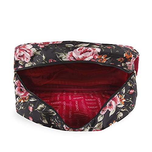 BEBE Women's Rolling Duffel, Dark Rose