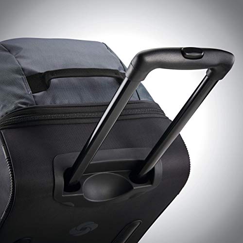 Samsonite Andante 2 Wheeled Duffel Bag – 32-Inch Durable Rolling Luggage with Inline Skate Wheels, Push-Button Handle & Spacious Compartments – Travel-Friendly and Lightweight - Riverrock/Black