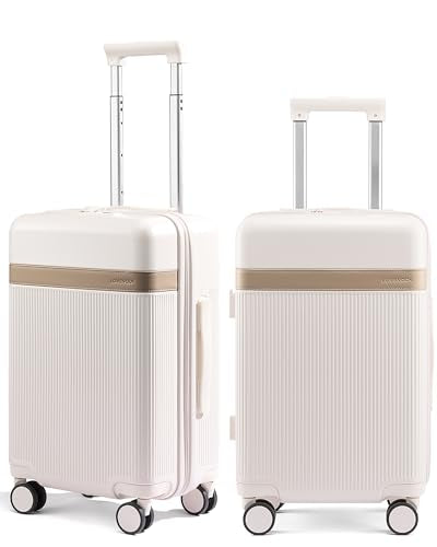 LOVEVOOK Hard Shell Carry On Luggage 22x14x9 Airline Approved with Removable Lining,22 Inch Carry On Suitcase with Spinner Wheel TSA Lock,Lightweight Checked Luggage for Men Women Travel Business Trip