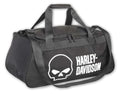 Harley-Davidson Willie G Skull Logo Duffel Bag w/Side Shoe Pocket - Black