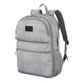 High Sierra Adaptive Backpack, Travel, or Work Bookbag with tablet sleeve, One Size, Silver Heather