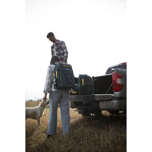 High Sierra Hi-Life Travel Backpack - Features 2-inch Expansion, WetPak Pockets, 17” Laptop Compartment, Stack-It Strap, Adjustable Sternum Strap, Fleece Pocket, Dual Water Bottle Pockets