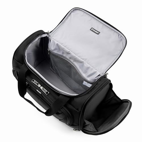 Travelpro Maxlite 5 Softside 2pc Set Expandable Carry On Upright 2 Wheel Luggage/Soft Underseat Tote, Lightweight Suitcase, Men and Women, Black