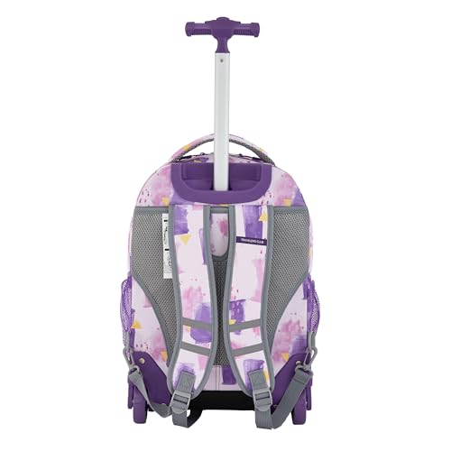 Travelers Club 4 Piece Rolling Backpack Set With Accessories, Water