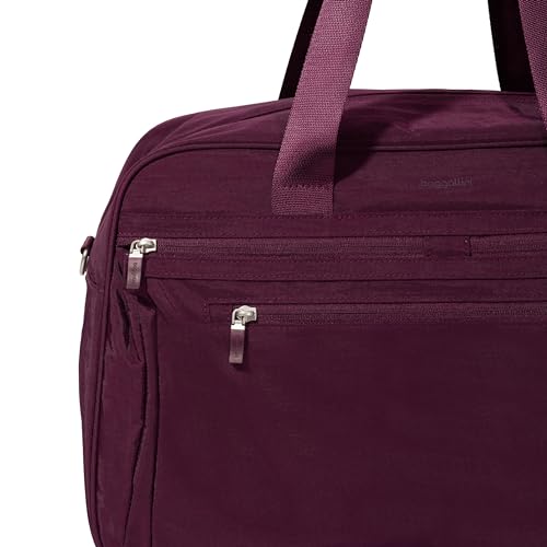 Baggallini Weekender Expandable Duffel - Lightweight 11x17 Inch Overnight Travel Bag