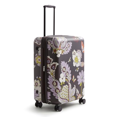 Vera Bradley Women's Hardside Luggage 26 Inch Adair Spinner, Subtle Bouquet, One Size