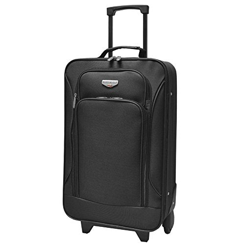 Travelers Club Euro 3-Piece Carry-On Luggage Set, Black