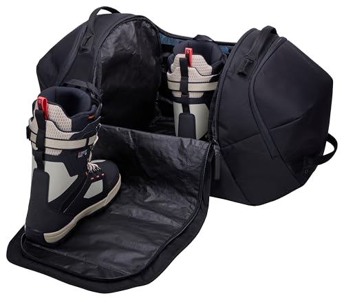 Thule RoundTrip 80L Duffel - Storage compartments to organize and protect gear - Boot bag for ski and snowboard travel - Soft pocket for goggles and helmet - Dry bag included