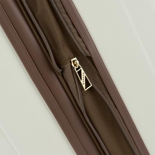 London Fog Northbridge 24" Expandable Hardside Spinner White