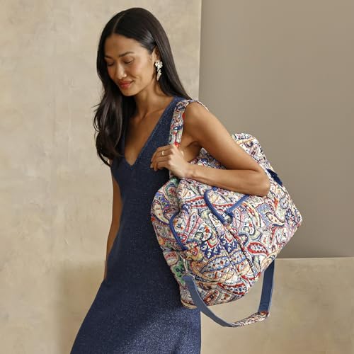Cotton Grand Weekender Travel Bag, Harbor Paisley, One Size