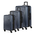 SwissGear 7272 Energie Hardside Expandable Luggage with Spinner Wheels, Navy, 3-Piece Set (19/24/27)