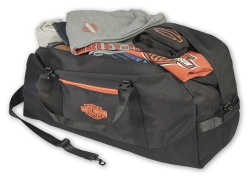 Harley-Davidson Rugged High-Density Nylon Bar & Shield Dura-Duffel 30" - Black