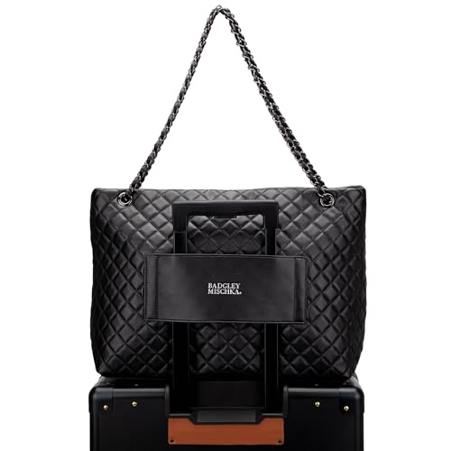 Badgley Mischka Diana Vegan Leather Weekender Duffel Bag