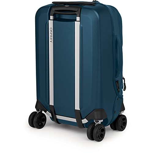 Osprey Transporter Hybrid Carry On Luggage, 4 Spinner Wheels, 22"/36L, Venturi Blue