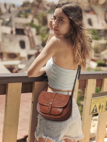 Crossbody Bags for Women Small Saddle Purse and Boho Cross Body Handbags