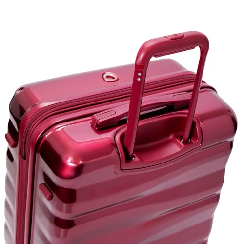 Traveler's Choice Edinburgh II Hardside Spinner Luggage, TSA Lock, Red, 21" Carry-on
