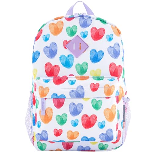 Travelers Club 5 Piece Kids' Luggage Set, Thumbprint Heart