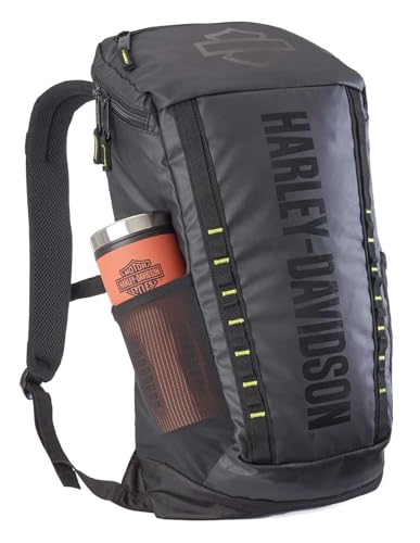 Harley-Davidson Nomad Lightweight Water-Resistant Backpack - Black/Lime