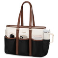 LOVEVOOK Teacher Tote Bag for Women Work, Nurse Laptop Bag for Women, Utility Everything Tote For Work/Travel/College/Daily, Professional Computer Purse Large Handbag With Multi Pockets