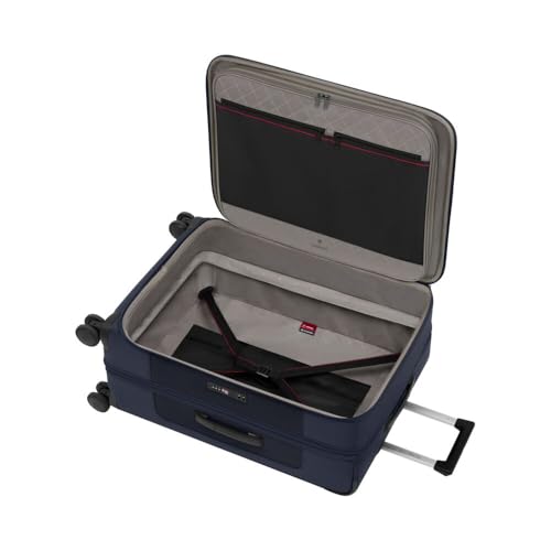 Victorinox Werks Traveler 7.0, Medium Case, 8-Wheel Softside Expandable Travel Case, Navy Blue