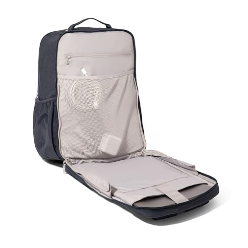 Baggallini Everyday Laptop Backpack - 11x15.5 Lightweight Water-Repellent Nylon Travel Bag w/Padded Laptop Sleeve & RFID