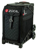 ZUCA Mystic Quilted Sport Insert Bag and Frame (Black) with Flashing Wheels