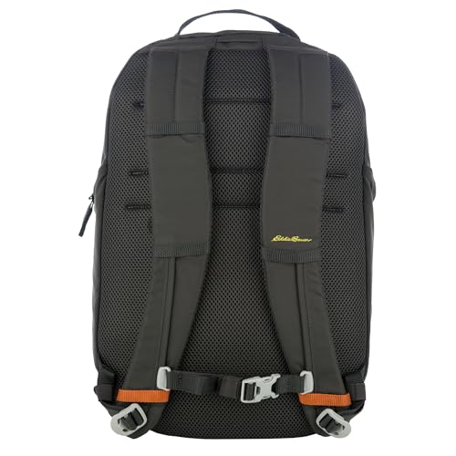 Eddie Bauer 26L Venture Backpack, Hydration and Laptop Compatible Daypack, Carbon Black