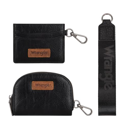Wrangler Duffel Bag Large Weekender Bag and KeyChain Wallet Wristlet Wallet