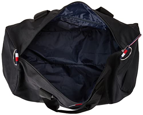 Tommy Hilfiger mens Ardin Duffle Bag, Th Deep Black, One Size US