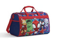 Marvel Spidey and Friends Kids Duffle Bag 16.5" – Travel & Sports Bag with Zipper Pocket, Mesh Sides & Strap