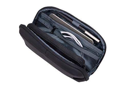 Thule Aion Travel Organizer - 2-in-1 pouch includes travel wallet and electronics bag - RFID blocking zipper pouch - Internal pockets to stay organized - 100% recycled waxed PFC-free fabric