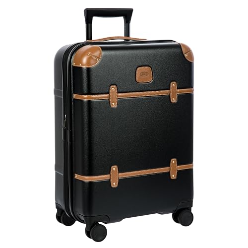 Bric's Bellagio 21" Expandable Cabin Trolley, Airline Approved, Spinner - Black