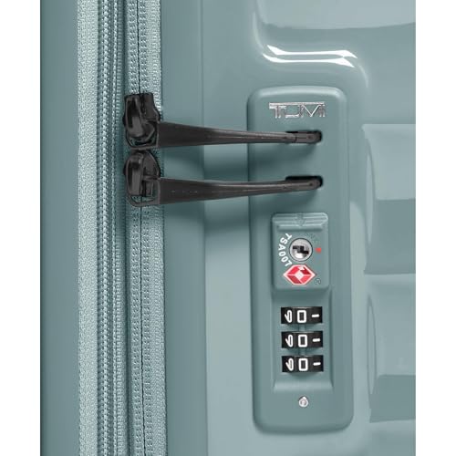 TUMI - 19 Degree Expandable Carry-On - 4-Wheeled Hard Shell Suitcase - 21.8" X 14.0" X 9.0" - Thyme