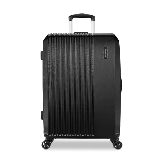 Samsonite Alliance SE Hardside Luggage with Spinner Wheels, Lightweight, LARGE SPINNER, BASS BLACK