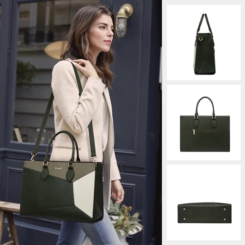 LOVEVOOK Laptop Tote Bag for Women Work Travel, Stylish Teacher Bag Purse Computer Bag, Nurse Bags Briefcase Business Handbag