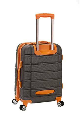 Rockland Melbourne Hardside Expandable Spinner Wheel Luggage, Carry-On 20", Charcoal