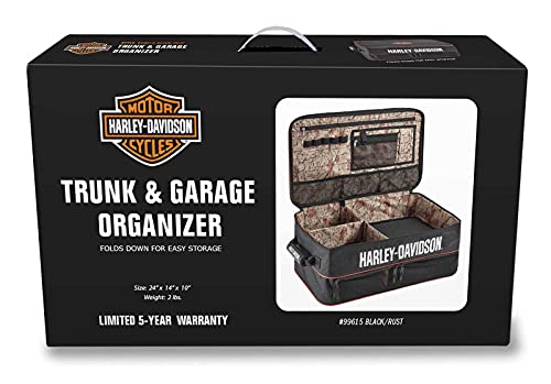 Harley-Davidson Bar & Shield Trunk Locker Organizer, 10 x 24 x 14 inches 99615