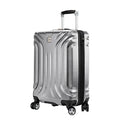 SKYWAY Skyway Nimbus 4.0 Hardside Spinner Luggage (Shiny Silver, Carry-On 20-Inch) (49M-20)