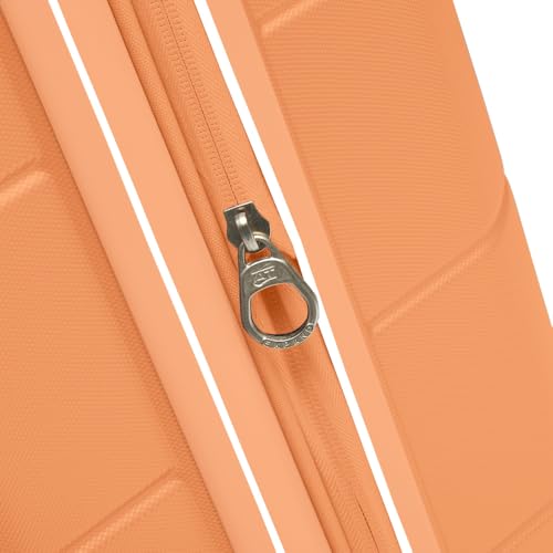 American Tourister Stratum 2.0 Expandable Hardside Luggage with Spinner Wheels, 20-Inch Carry-On, Papaya