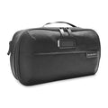 Briggs & Riley Expandable Essentials Kit - Toiletry Travel Bags for Women & Men, Organizer for Vacation, Compact Dopp Kit for Bathroom Accessories, Makeup, & Skincare - Baseline Collection, Black