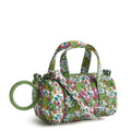 Vera Bradley Women'sPremium Cotton Original Duffel Bag Charm, Ribbon Plaid, One Size