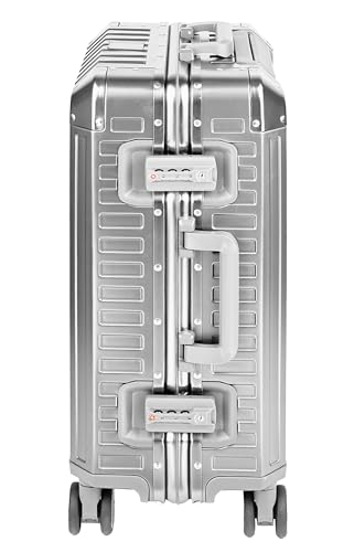 GLX2 X2 All Aluminum Luggage Suitcase 3 Sizes (20",26",29") TSA Lock Carry On Silver (20" Carry On)