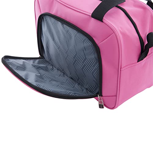 Travelers Club Midtown Hardside 4-Piece Luggage Travel Set, Bubble Gum