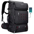 WITZMAN Carry on Travel Backpack for Men Women Airline Approved Convertible Nylon Duffle Backpack Luggage Bag (B682 Black)